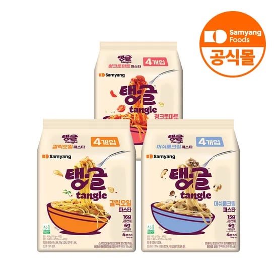 삼양식품 단백질파스타 탱글 12입
