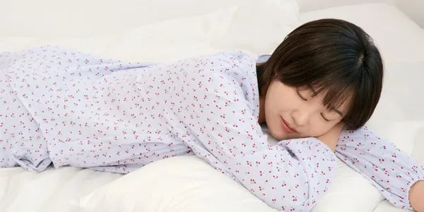 리틀 체리 라운드넥 순면 요루 잠옷 파자마 세트