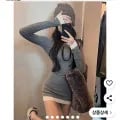 여성 긴팔 니트원피스 4개