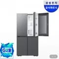 삼성 비스포크 냉장고 4도어 902L RM70F90M1DD 에센셜 다크메탈 푸드쇼케이스