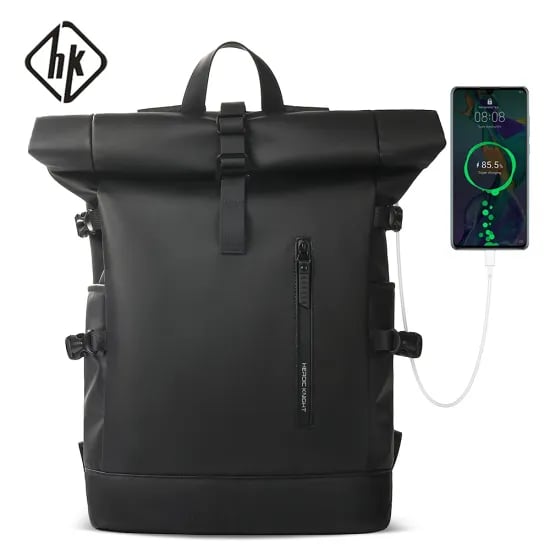 BANGE 확장 가능한 남성용 배낭($15.82)/대용량 배낭 USB 충전($7.51)/무료
