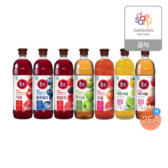 청정원 홍초 1.5L 택 2 (12,827원/무료)