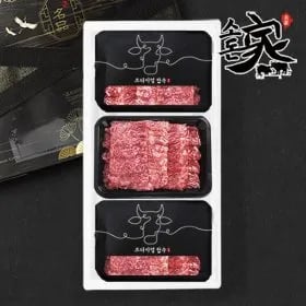 1++ 투뿔 한우 구이 모듬 선물세트 1.2kg 3팩