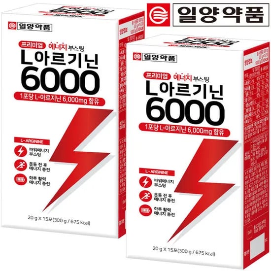 일양약품 L 아르기닌 6000 2박스