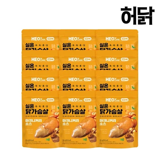 허닭 실온 닭가슴살 마크니커리소스 12팩