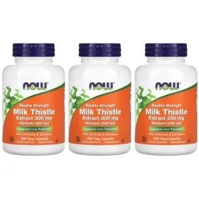 나우푸드 밀크시슬 추출물 300mg 베지 캡슐 200정 3통