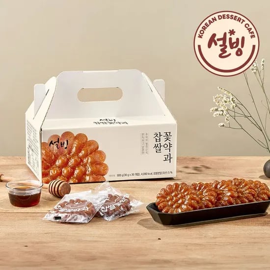 설빙 찹쌀꽃약과 선물세트 30개입