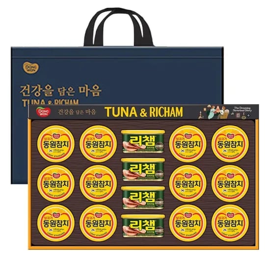 동원100호 선물세트 쇼핑백or부직포가방 증정