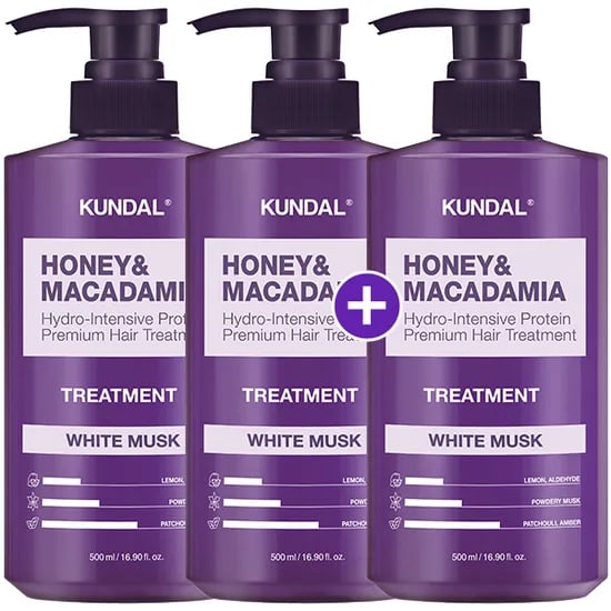 쿤달 허니 앤 마카다미아 트리트먼트 500ml 2개