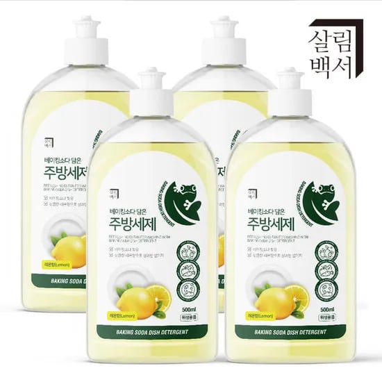 살림백서 베이킹소다 담은 주방세제 4개