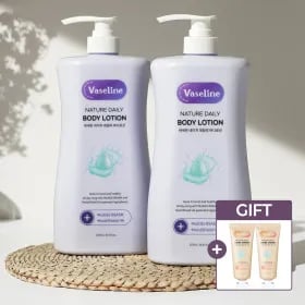 바세린 모이스처 바디로션 78ml 2개 핸드크림 60ml 2개
