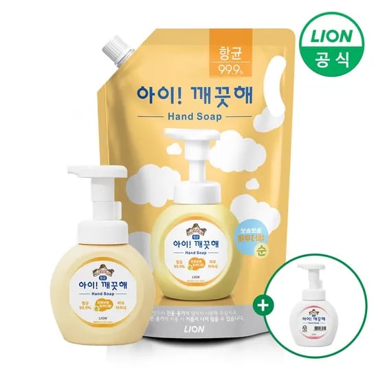아이깨끗해 핸드워시 리필 1.8L 용기 250ml 250ml 외 다양