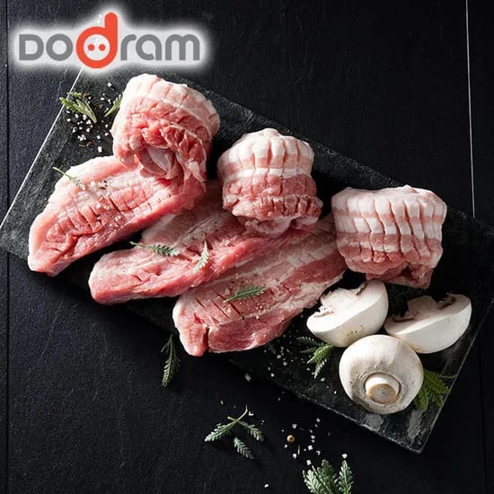 도드람 한돈 칼집 삼겹살 1kg