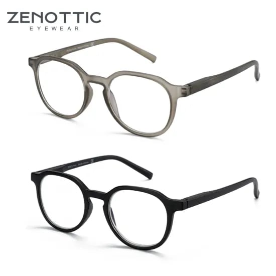 ZENOTTIC 남여 레트로 라운드 안티 블루라이트 안경($3.42/무료)