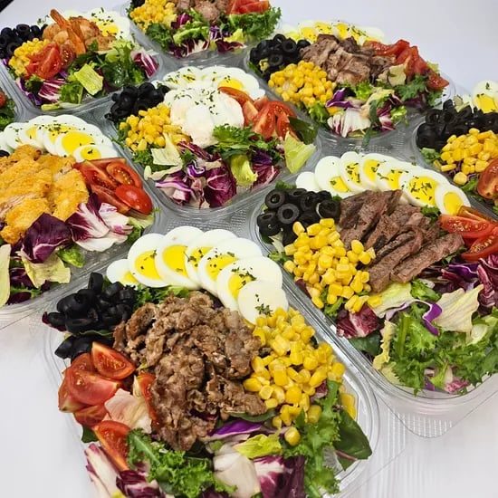 샐러드 정기배송 유러피안 야채도시락 식단 주 1회 4팩