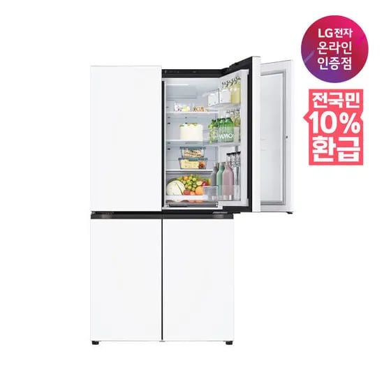 LG 디오스 오브제컬렉션 매직스페이스 870L 1등급 4도어 냉장고