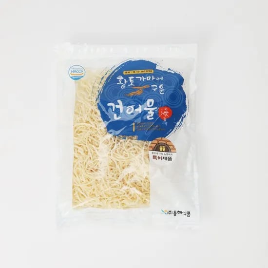 국내가공 황토가마 구운 진미채 얇은 오징어 1kg