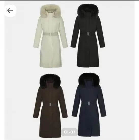 네파 3FW 아르테 고어텍스 구스 코트 다운