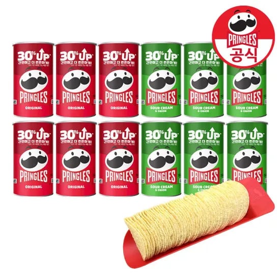 감자칩 프링글스 70g 12개 오리지날 6 양파 6