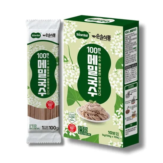100% 메밀국수 1kg 100g 10봉