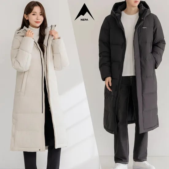 네파 공용 에센셜 헤비 롱다운