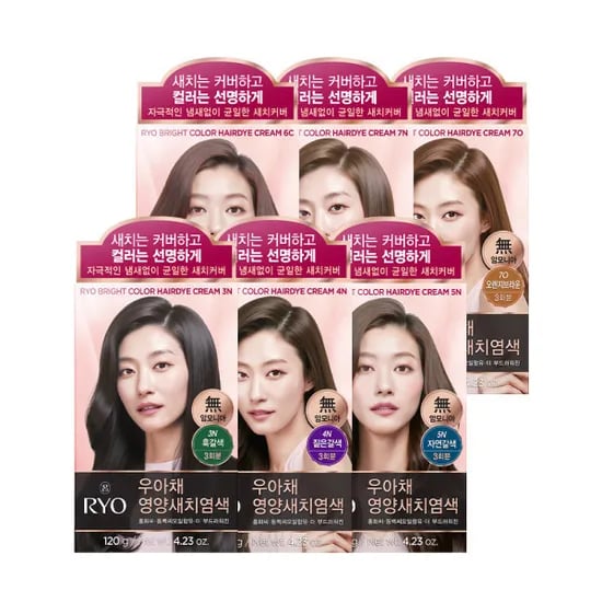 우아채 영양새치염색 4개 6컬러