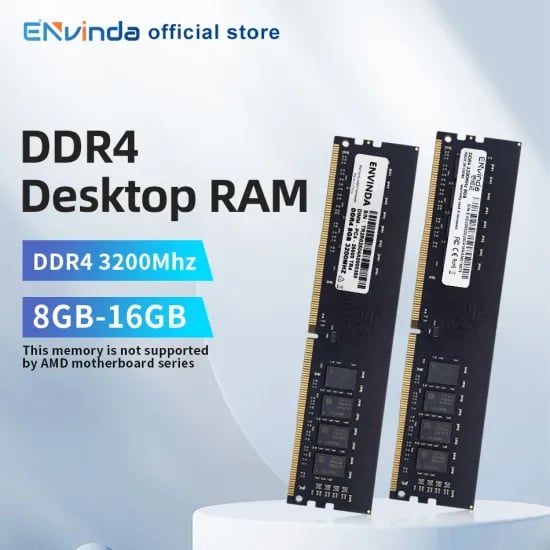 ENVINDA DDR4 PC RAM Memoria 8GB($16.24)