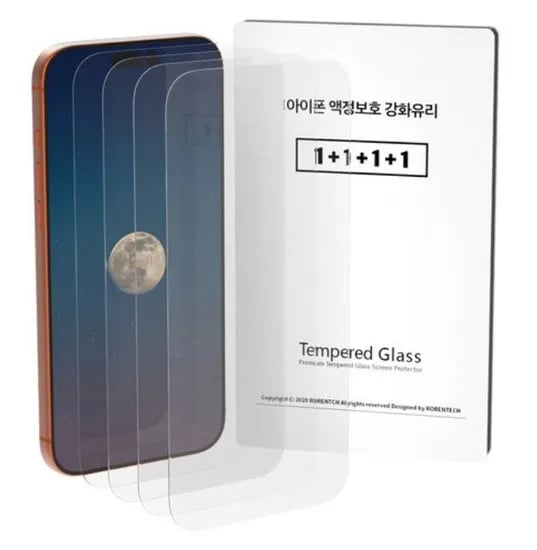 아이폰 강화유리 액정보호필름 4개