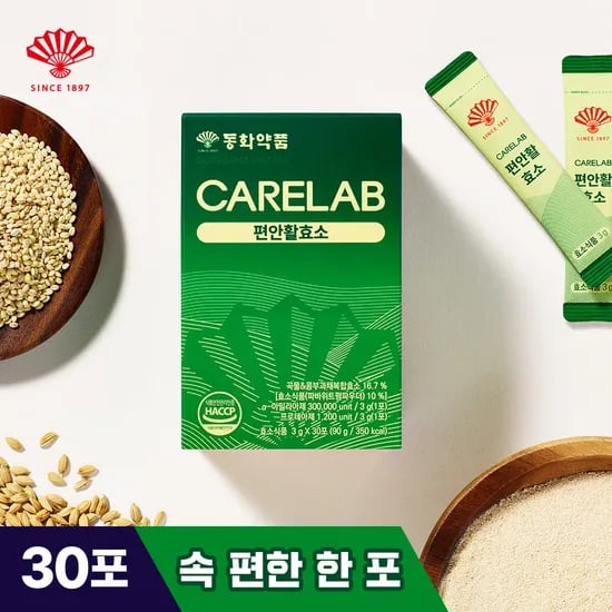 동화약품 케어랩 곡물발효효소 편안활효소 30포
