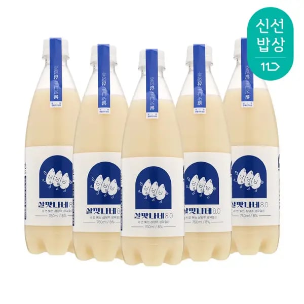 세번빚은 살맛나네 8.0 750ml 5병