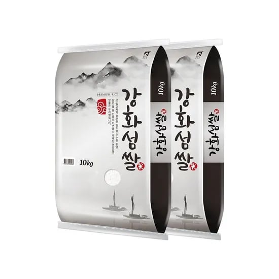 강화섬쌀 삼광 상등급 10kg 2포대