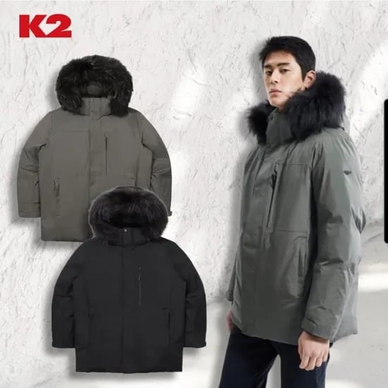 K2 남성 헤비 구스다운 시그니처 고스트 윈드스토퍼 다운