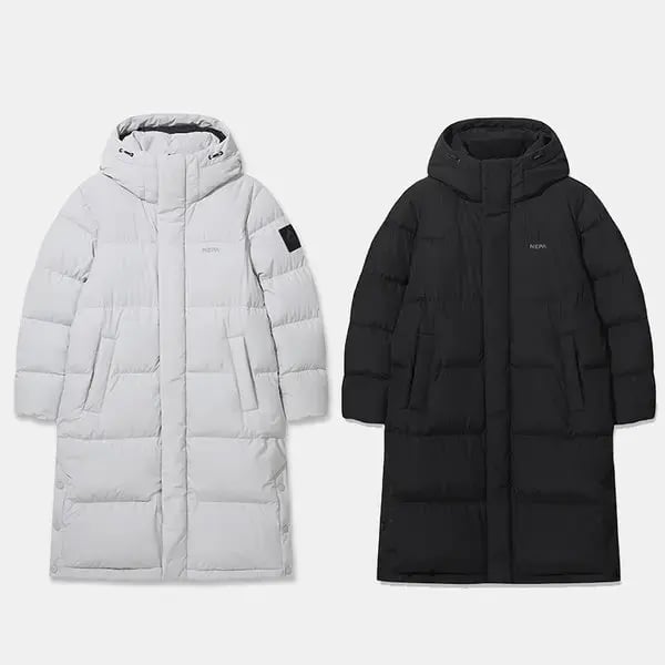 네파 남녀공용 에센셜 롱 벤치 다운 자켓 7LF2085
