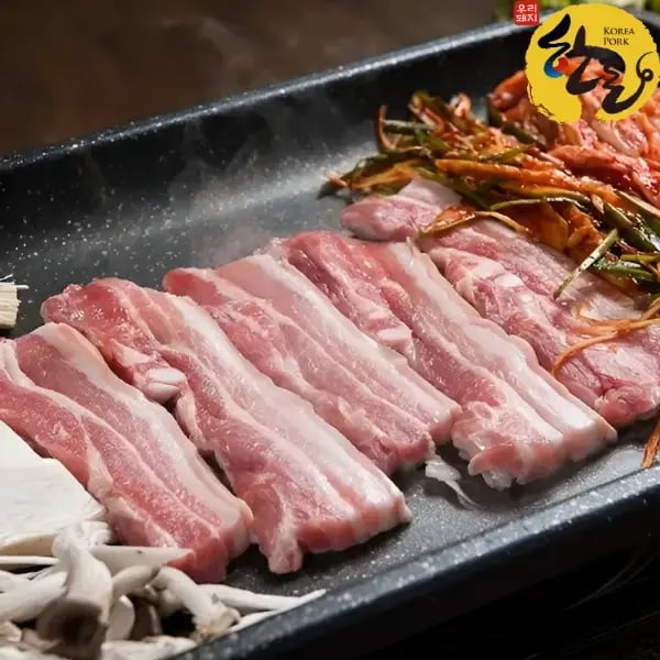 1+ 한돈 생삼겹살 구이용 1kg