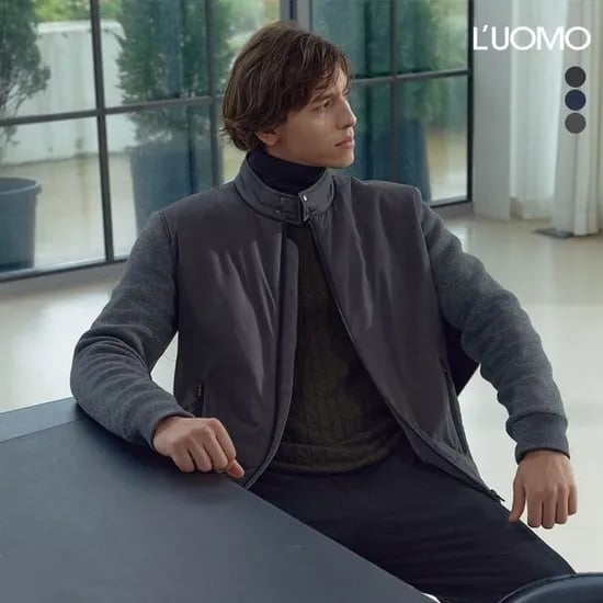 워모 24FW 남성 스웨터 방풍점퍼 3종 택