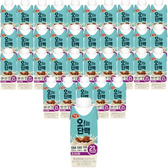 하림 오늘단백 라떼 프로틴 음료 250ml x 36개