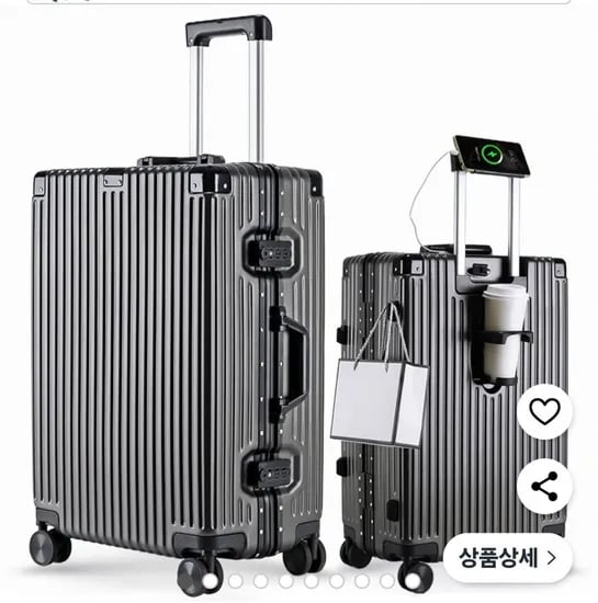 REGESY 경량 기내용 캐리어 20/24/27인치 60도 저소음 바퀴