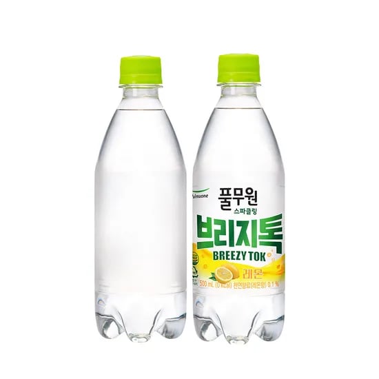 풀무원 브리지톡 탄산수 플레인 500mL 40병