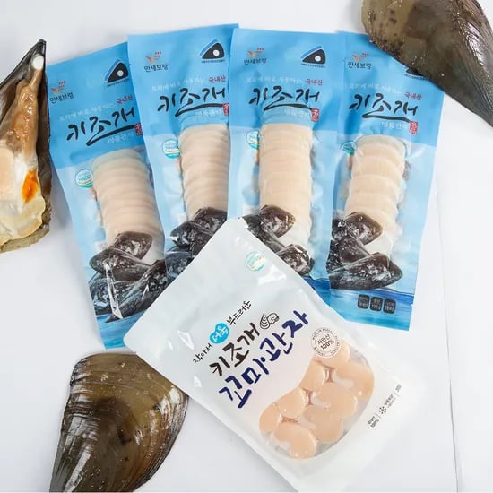국산 키조개 명품관자 슬라이스 00g