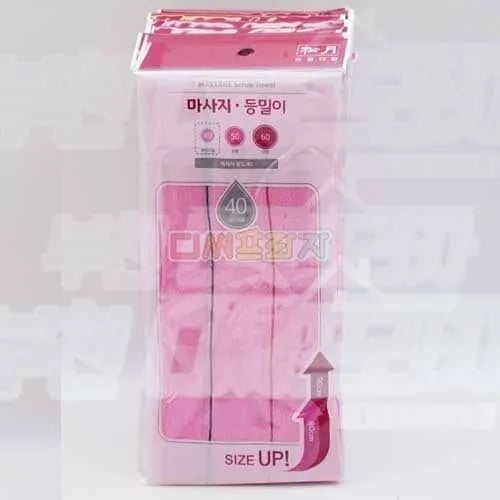 송월 마사지 등밀이 때타올 40 총 4장