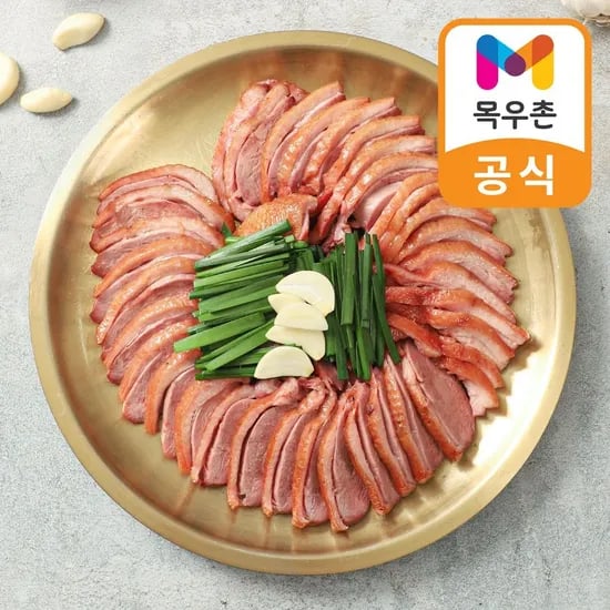 목우촌 허브갈릭 훈제오리 슬라이스 210g 10팩 소스 5봉