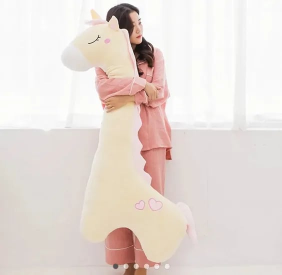 유니콘 바디 필로우 롱 쿠션 베개 120cm