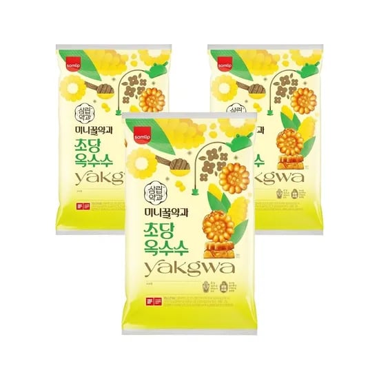 삼립 미니꿀약과 초당옥수수 500g x 3개