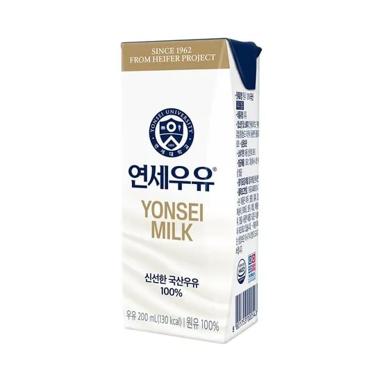 연세우유 일반 멸균우유 200ml 24팩