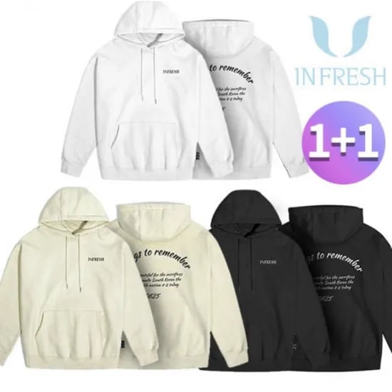 인프레쉬 후드티 티셔츠 1+1