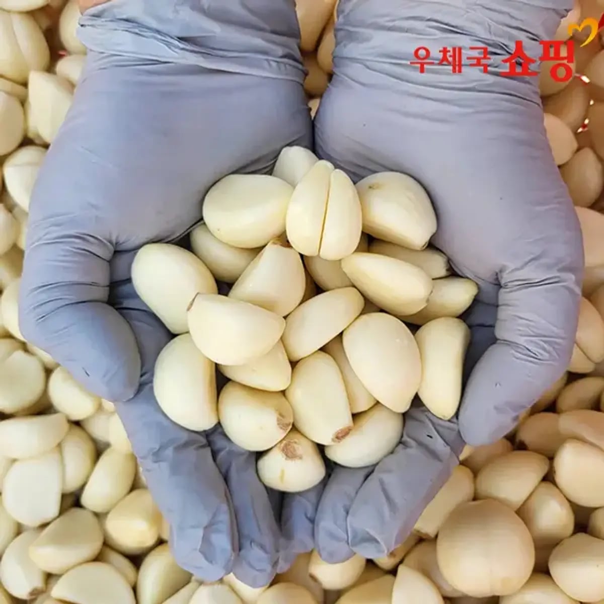 무안 황토골 국산 깐마늘 소, 대 7kg