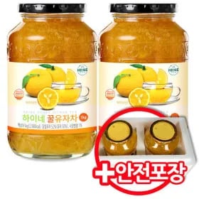하이네 꿀 유자차 1kg 2세트
