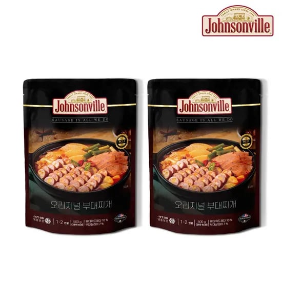쟌슨빌 오리지널 부대찌개 500g 2팩