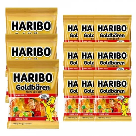 하리보 골드베렌 젤리 40g x 12개