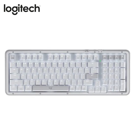 로지텍 K98 무선 기계식 키보드 핫스왑 K98M 화이트 마블축